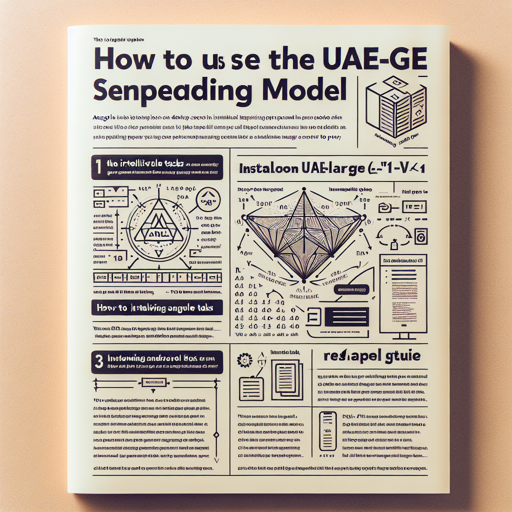 How to Use the UAE-Large-V1 Sentence Embedding Model