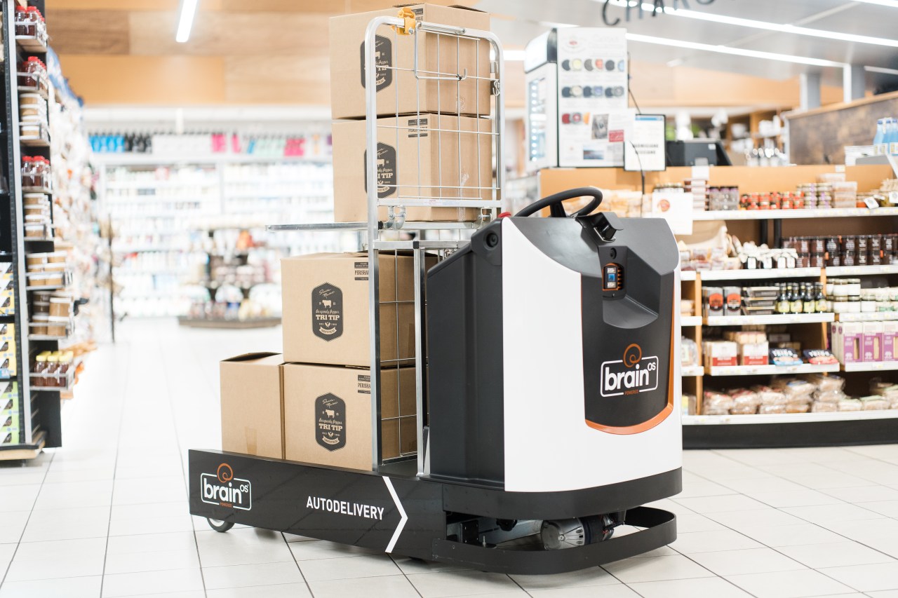 Revolutionizing Delivery: Brain Corp’s Autonomous Robot Takes Center Stage