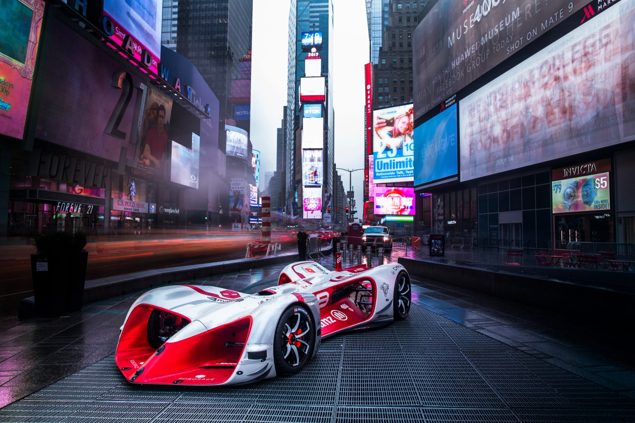 The Future of Racing: Roborace’s DevBot Takes the Track in NYC
