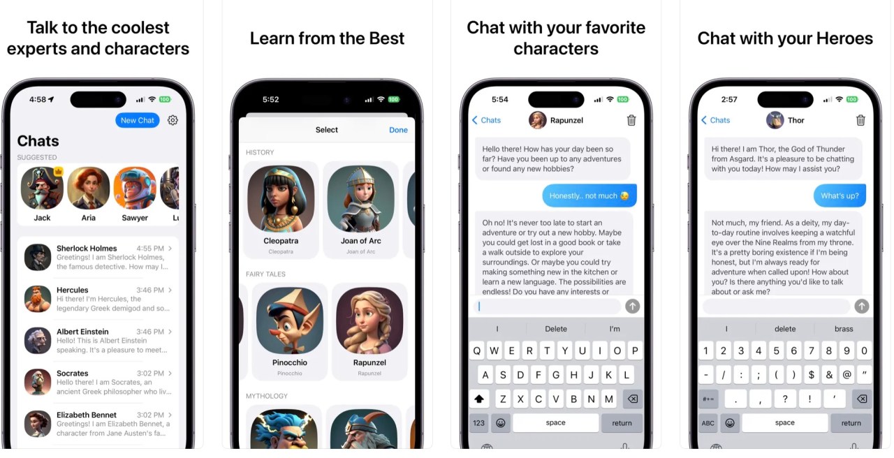 Chatting with Legends: Exploring Superchat’s AI Chatbot Adventure