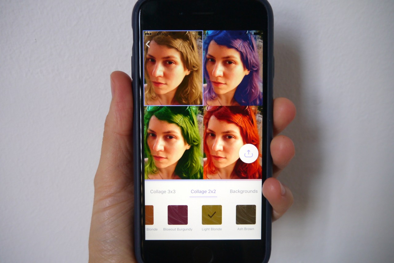 Experience Hair Color Transformation Instantly with Teleport