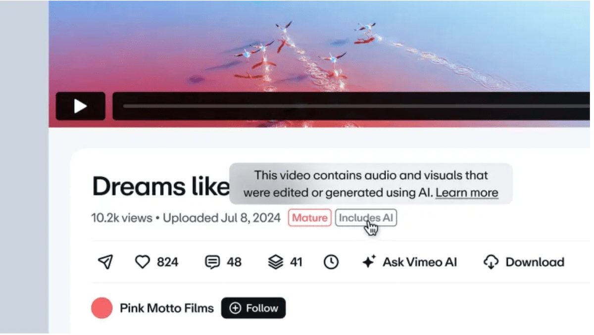 The Evolving Landscape of AI Content Labels: Vimeo Joins the Movement