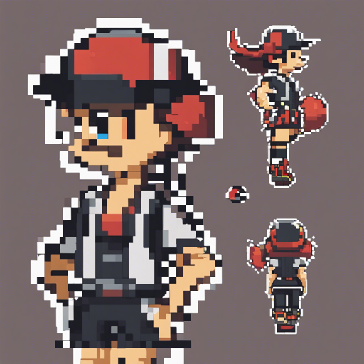 How to Create Pokémon Trainer Sprite Pixel Art Using the LoRA Model