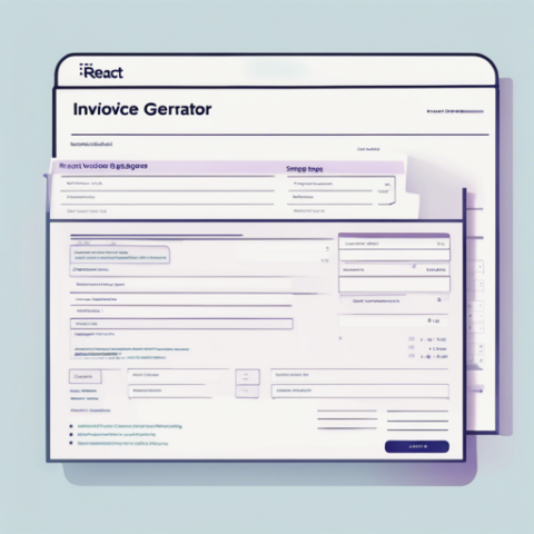 How to Create an Invoice Generator React App fxis.ai