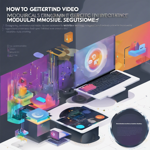 How to get started with modular interactive video object segmentation